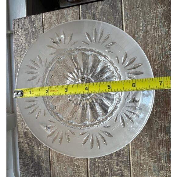 Cristal D'Arques Crystal Serving Bowl Carthage Vintage Candy Dish 6” Tall France - Picture 7 of 14